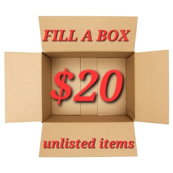 Fill a box of unlisted items for $20 - Picture 1 of 1